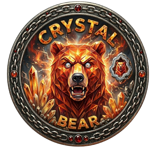 Crystal Bear collectible coin