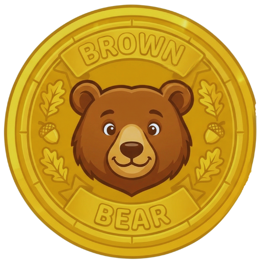 Brown Bear collectible coin