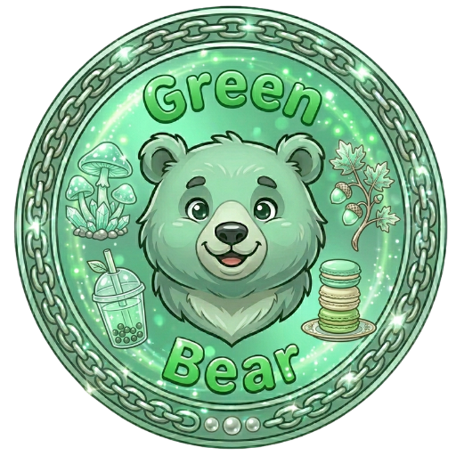 Green Bear collectible coin
